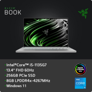 雷蛇Razer Book RZ09-0357GTM1-R3T1 13.4吋 輕薄筆電(i5/256G SSD/8G)razer筆電收購
